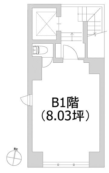 GranDuo渋谷B1F 間取り図