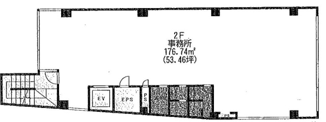 大崎ウエストサイドビル2F 間取り図