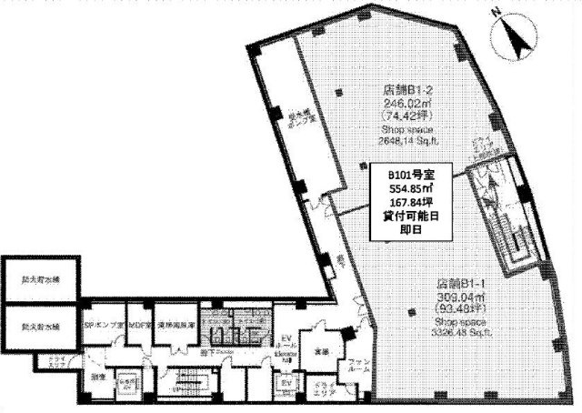 神宮前M-SQUAREB101 間取り図