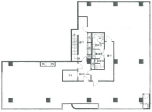 新宿MOAビル4F 間取り図