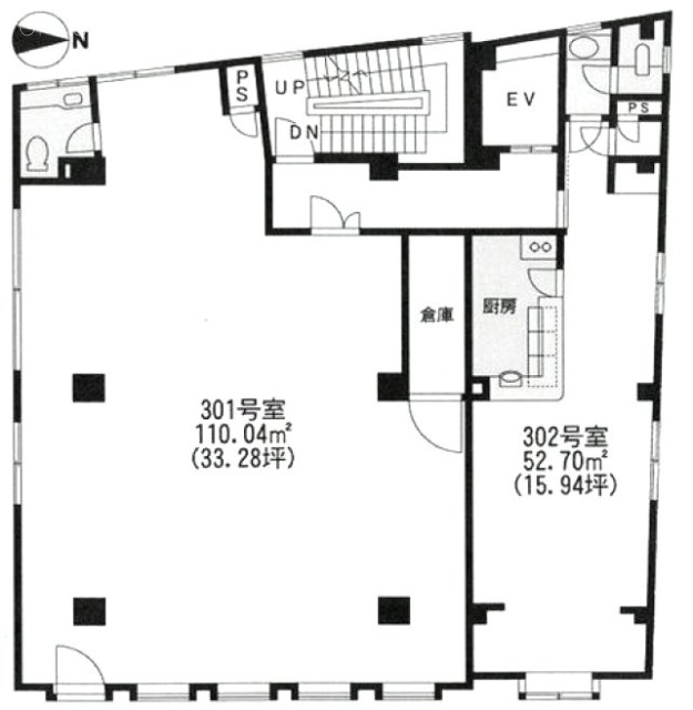 斉藤ビル302 間取り図