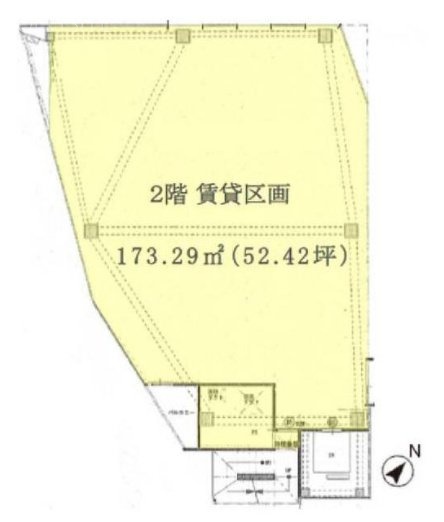 GRAVA代官山(グラバ代官山)ビル2F 間取り図