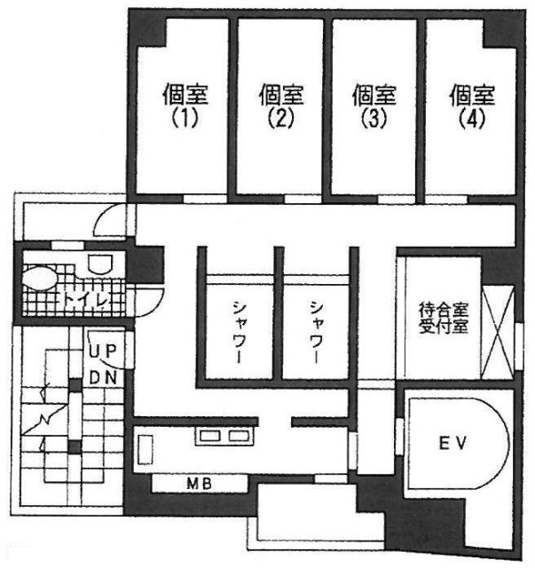 YBCビル7F 間取り図