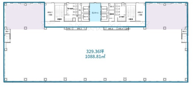 サンハマダ5F 間取り図