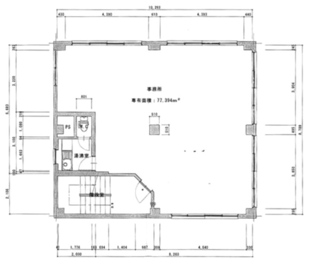 布福ビル4F 間取り図