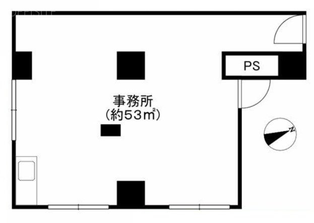 鈴木ビルC 間取り図