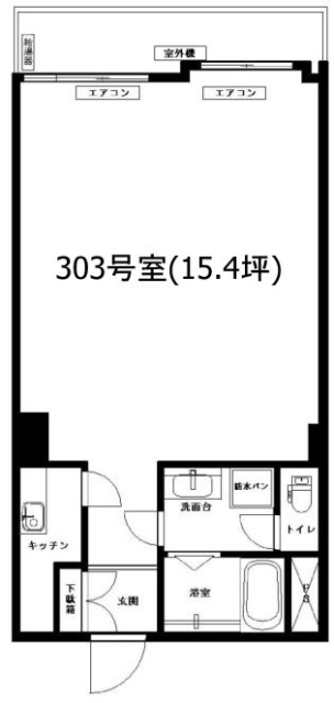 メゾン南青山303 間取り図