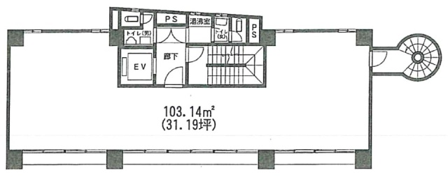 柏野ビル7F 間取り図