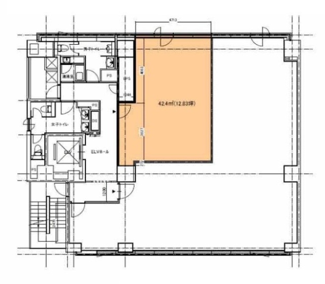 室町NSビル6F 間取り図