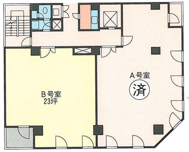 新橋第一ビル新館 間取り図