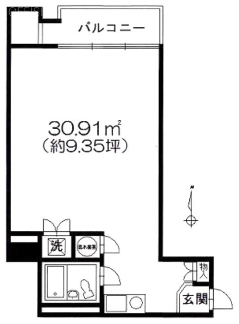 アルテール秋葉原908 間取り図