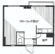 東常盤松マンション302 間取り図