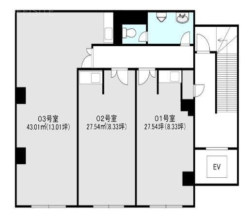 清田商会ビル203 間取り図