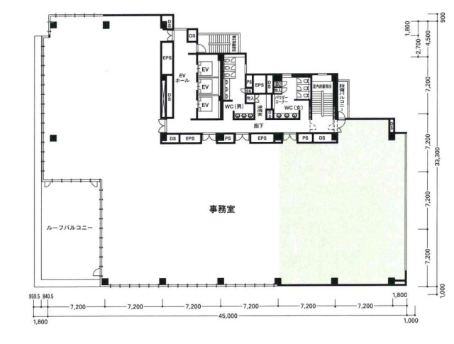 目黒東急ビル7F 間取り図