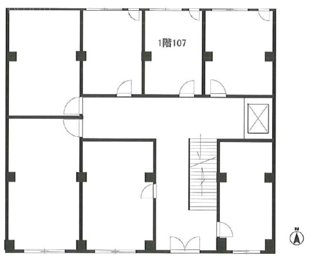 風月堂ビル107 間取り図