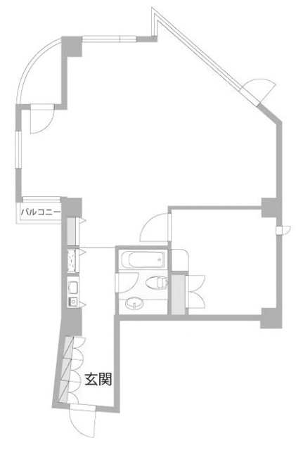 都住創山吹町ビル402 間取り図