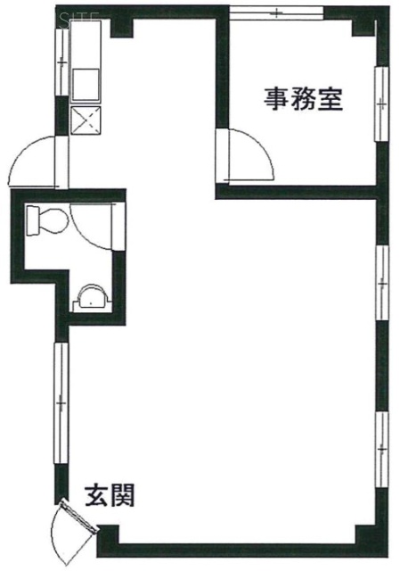 リビナコートビル1F 間取り図