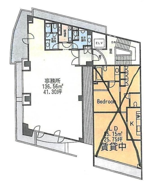 南青山笹野ビル3F 間取り図