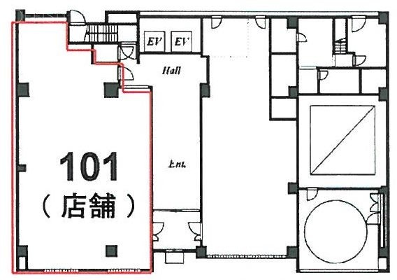 銀座東洋ビル101 間取り図