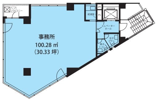 恵比寿OTビル7F 間取り図