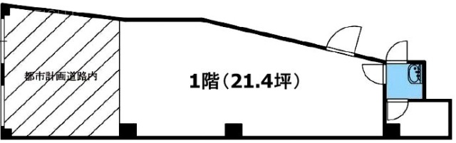 坂ビル1F 間取り図