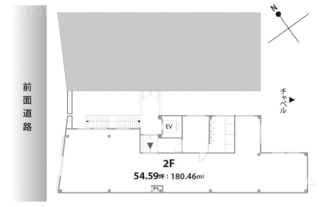 サンタキアラビル2F 間取り図