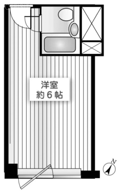 番町ハイム7F 間取り図