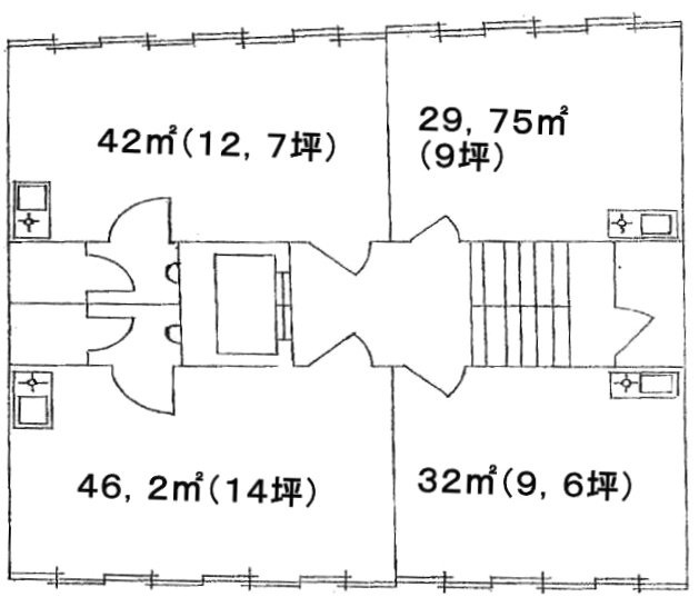 千代田会館6F 間取り図