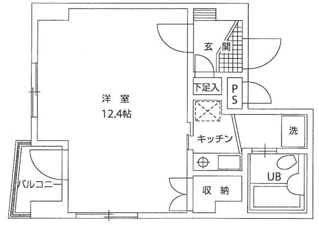 サンクレスト原宿202 間取り図