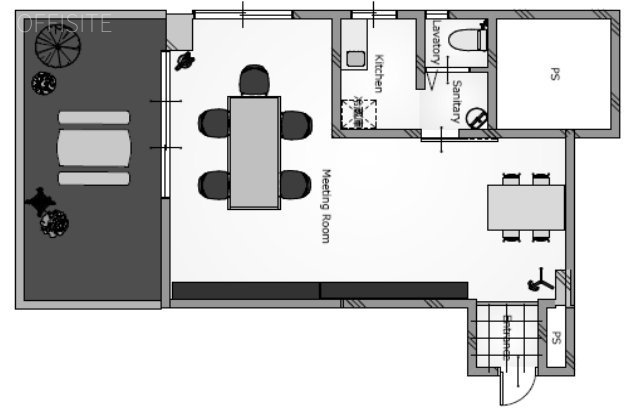 ライオンズマンション南平台5F 間取り図