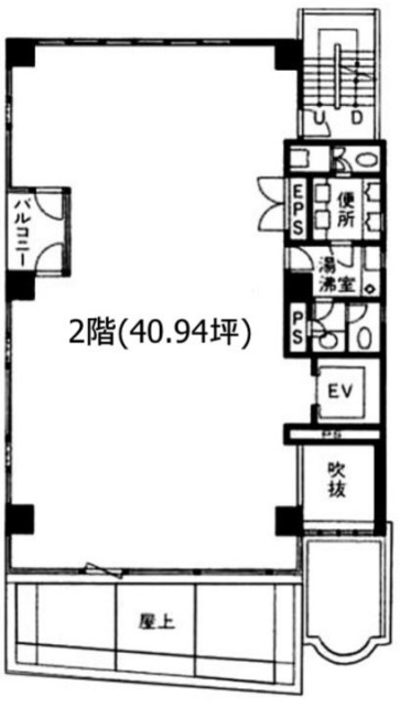 黒須ビル2F 間取り図