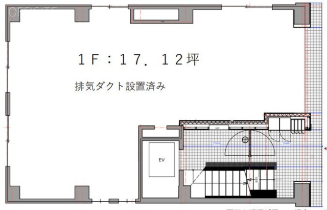 アイオーシンバシ1F 間取り図