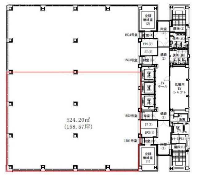 日比谷ダイビル19F 間取り図