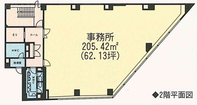 NB三田ビル2F 間取り図