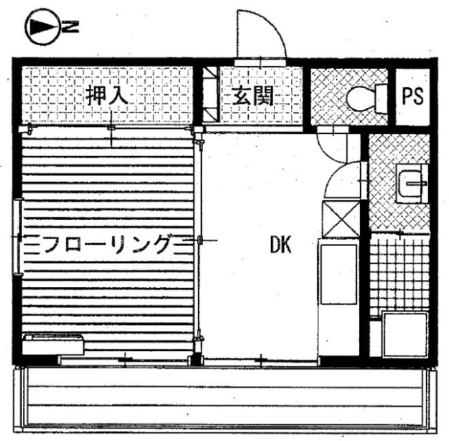 深沢ビル302 間取り図