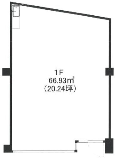 プラザ江戸川橋ビル1F 間取り図