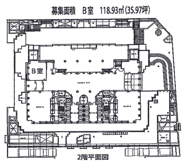 新宿モノリスB 間取り図