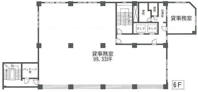 金山ビル6F 間取り図