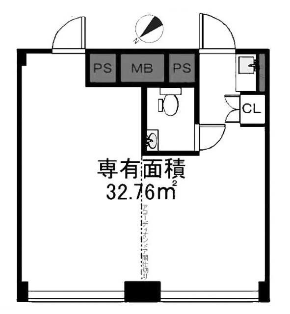 山王アーバンライフ403 間取り図