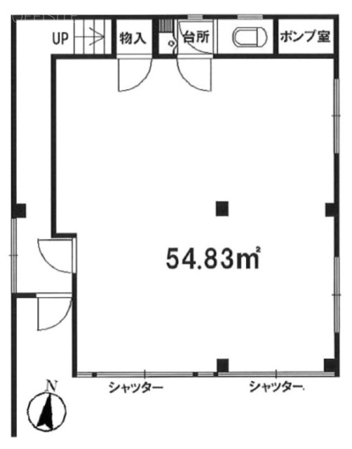 カーサTAKEDAビル1F 間取り図