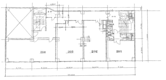 東京銀座ビルディング202 間取り図