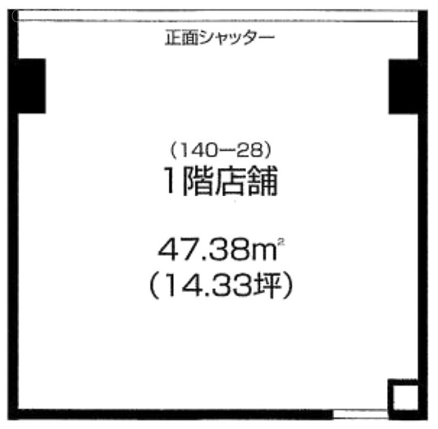 オレンジコートショッピングセンタービル1F 間取り図