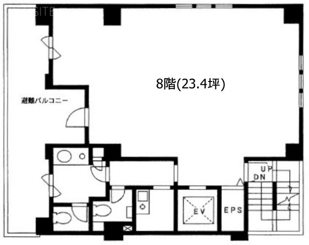 近代ビル8F 間取り図