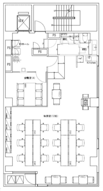 神保町フロント5F 間取り図