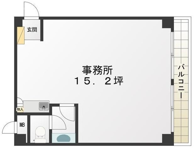 ニューエクセル藤和ビル402 間取り図