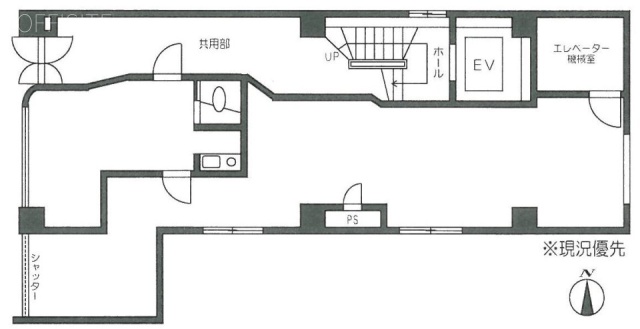 鈴木ビル1F 間取り図