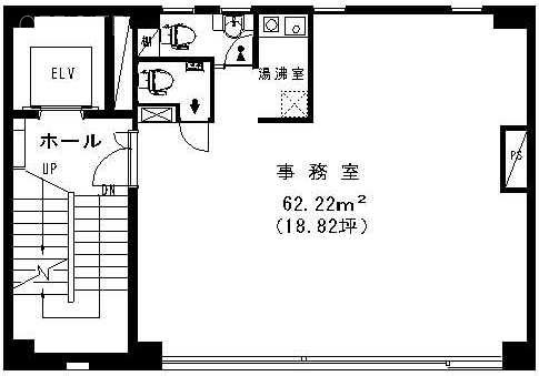 浅草橋ミハマビル本館別館 間取り図