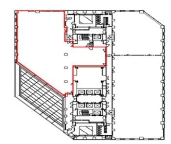 ソリッドスクエア西館15F 間取り図