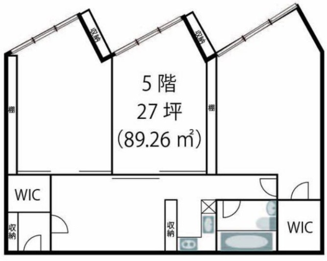 コープオリンピア5F 間取り図