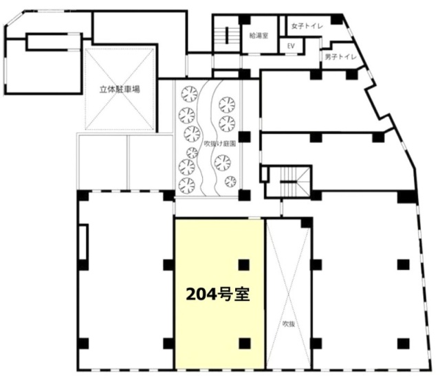 パレ・エテルネル204 間取り図